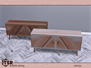 Sims 4 — Alison Dining. Hallway Table by soloriya — Wooden hallway table. Part of Alison Dining set. 2 color variations.