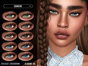 Sims 4 — IMF Eyes N.222 by IzzieMcFire — - Stand alone item with thumbnail - 10 colors - All ages and genders - HQ