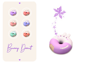 Sims 4 — Bunny Donut by aira_cc — Another sweet food decor!!