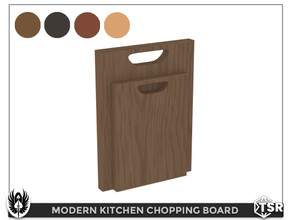 Sims 4 — Modern Kitchen Chopping Board by nemesis_im — Chopping Board from Modern Kitchen Set - 4 Colors - Base Game