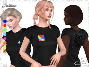 Sims 4 — Creation No: 79 by Asilkan — New Mesh 8 colours All Maps HQ compatible