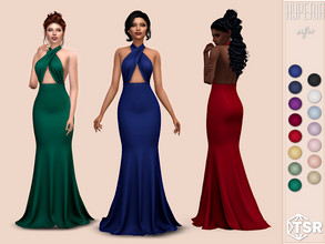 Sims 4 — Hyperia Gown by Sifix2 — A mermaid gown in 15 colors for teen, young adult and adult sims. Thank you to all