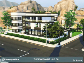 Sims 4 — The Ekawanna NoCC by Sedricia — The Ekawanna NoCC Dusty Turf, Oasis Springs Big Family House Full Furnished and