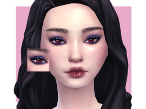Sims 4 — Nightsky Eyeshadow by Sagittariah — base game compatible 5 swatches properly tagged enabled for all occults