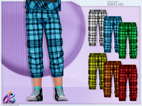 Sims 4 — Child Boy pants 195 by RobertaPLobo — :: Child Boy pants 195 - TS4 :: Only for Boys :: 6 swatches :: Custom
