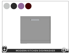 Sims 4 — Modern Kitchen Dishwasher by nemesis_im — Dishwasher from Modern Kitchen Set - 4 Colors - Base Game Compatible