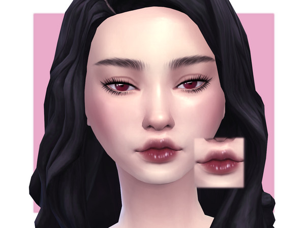 Sims 4 — Soft Vamp Lipgloss by Sagittariah — base game compatible 5 swatches properly tagged enabled for all occults