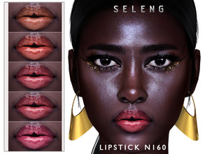 Sims 4 — Lipstick N160 by Seleng — The lipstick has 12 colours and HQ compatible. Allowed for teen, young adult, adult