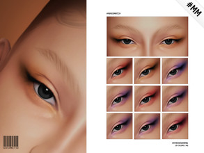Sims 4 — #MaxisMatch Eyeshadow  | N1  by cosimetic — This content is only suitable for OVERLAY skins. - Female - 10