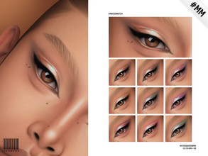 Sims 4 — #MaxisMatch Eyeshadow  | N4 by cosimetic — This content is only suitable for OVERLAY skins. - Female - 10