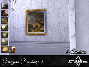 Sims 4 — Georgian Paintings 1 by JCTekkSims — Created by JCTekkSims.
