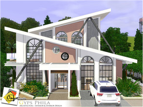 Sims 3 — Gyps Phila by Onyxium — On the first floor: Living Room | Dining Room | Kitchen | Bathroom | Adult Bedroom |