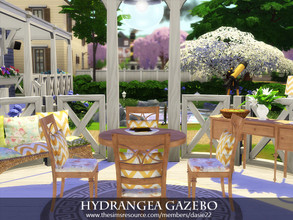 Sims 4 — Hydrangea Gazebo by dasie22 — Hydrangea Gazebo is a lovely, traditional room. Please, use code
