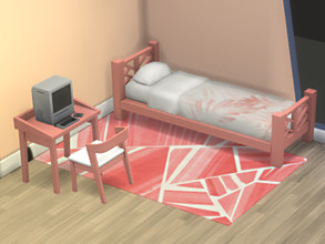 Sims 4 — Shattered Glass Rug [REQUIRES CITY LIVING] by DaizGachaMaster — This is a recolor of one of the rugs in City