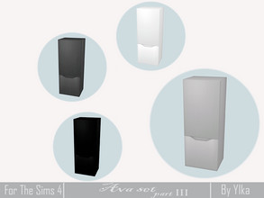 Sims 4 — [SJB] Ava set part III Kitchen - Refrigerator by Ylka by Ylka — Has 4 colors. You can see all the colors in the