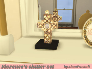 Sims 4 — Florence clutter set cross #02 by siomisvault — Oh Florence set! I made crosses for this house they looks so