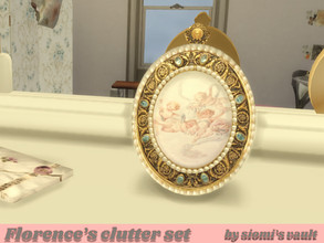 Sims 4 — Florence clutter set Portrait #02 by siomisvault — A stunning portrait for your room! A victorian portrait to