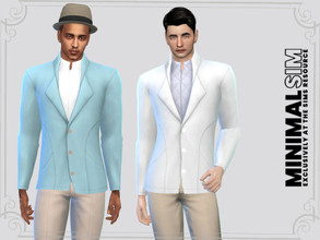Sims 4 — MINIMALSIM Suit Jacket by McLayneSims — TSR EXCLUSIVE Standalone item 5 Swatches MESH by Me NO RECOLORING Please
