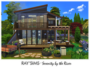 Sims 4 — Serenity By The River by Ray_Sims — This house fully furnished and decorated, without custom content. This house
