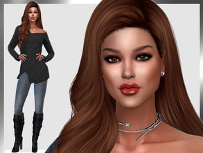 Sims 4 — Marta Ramos by DarkWave14 — Download all CC's listed in the Required Tab to have the sim like in the pictures.