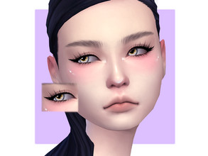 Sims 4 — Milbona Eyeliner by Sagittariah — base game compatible 3 swatches properly tagged enabled for all occults