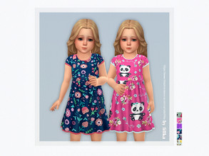 Sims 4 — Blanca Dress by lillka — Blanca Dress 6 swatches Base game compatible Custom thumbnail