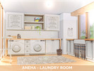 Sims 4 — Aneha Laundry room by Mini_Simmer — Room type: Miscellaneous Size: 5x5 Price: $5,209 Wall Height: Short