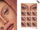 Sims 4 — Eyeshadow | N6 by cosimetic — This content is only suitable for OVERLAY skins. - Female - 10 Swatches. - 10