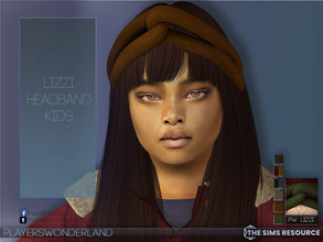 Sims 4 — Lizzi Headband Kids by PlayersWonderland — Kids version of my Lizzi Headband. Coming in 6 swatches. Hat