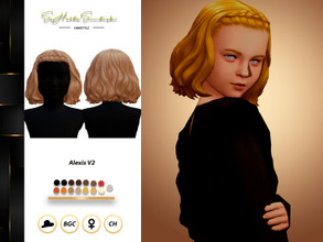 Sims 4 — Alexis V2 Hairstyle (Children) by sehablasimlish — Hope you like it and enjoy it.