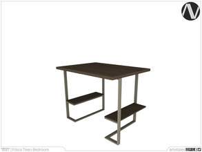 Sims 3 — Frisco Desk by ArtVitalex — Bedroom Collection | All rights reserved | Belong to 2022 ArtVitalex@TSR - Custom