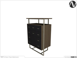 Sims 3 — Frisco Chest Of Drawers by ArtVitalex — Bedroom Collection | All rights reserved | Belong to 2022 ArtVitalex@TSR