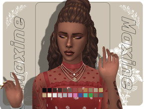 Sims 4 — [SIMFUSION] Maxine by SimFusion — Works with all hats Cute CAS Thumbnail All LODS Please enjoy <3