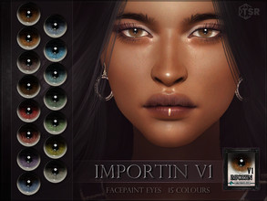 Sims 4 — Importin Eyes V1 by RemusSirion — Naural eyes with subtle reflections - V1 without dark ring Facepaint category