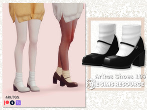 Sims 4 — Heels with socks /109 by Arltos — 9 colors. HQ compatible.