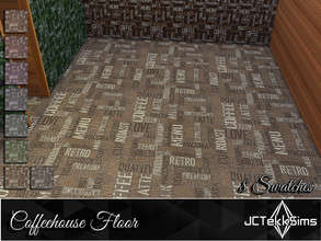 Sims 4 — Coffeehouse Floor by JCTekkSims — Created by JCTekkSims.