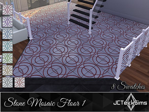 Sims 4 — Stone Mosaic Floor 1 by JCTekkSims — Created by JCTekkSims.