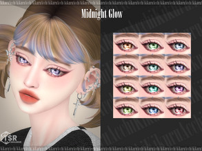 Sims 4 — Midnight Glow Eyecolor by Kikuruacchi — - It is suitable for Female and Male. ( Toddler to Elder ) - 12 swatches