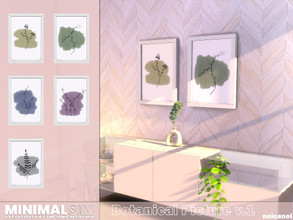 Sims 4 — MinimalSIM Botanical Picture v.1 by nolcanol — MinimalSIM Botanical Picture v.1