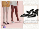 Sims 4 — Pointed toe sandals / 113 by Arltos — 6 colors. HQ compatible.