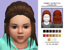 Sims 4 — Tommy Hairstyle [Toddler] by OranosTR — Tommy Hairstyle is a medium hairstyle for toddlers. This hair has 15 EA