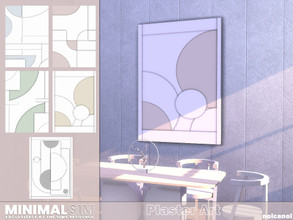 Sims 4 — MinimalSIM Plaster Art by nolcanol — MinimalSIM Plaster Art Paintings