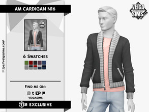 Sims 4 — AM CARDIGAN N16 by David_Mtv2 — - For child only; - 6 swatches; - New mesh with all LODs; - New maps.