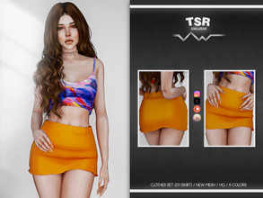 Sims 4 — CLOTHES SET-251 (SKIRT) BD765 by busra-tr — 8 colors Adult-Elder-Teen-Young Adult For Female Custom thumbnail