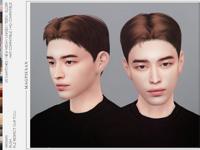 Sims 4 — Rush Hair by magpiesan — Short haircuts in 65 colors for Unisex. HQ compatible and hat chops included. Created