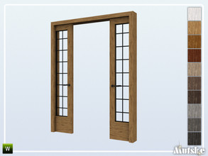 Sims 4 — Calham Arch Pocket Door Glass 2x1 by Mutske — Part of the construtionset Calham. Made by Mutske@TSR.