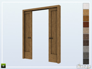 Sims 4 — Calham Arch Pocket Door Privat 2x1 by Mutske — Part of the construtionset Calham. Made by Mutske@TSR.