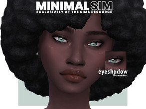 Sims 4 — MinimalSIM Minichic Eyeshadow by Sagittariah — base game compatible 10 swatches properly tagged enabled for all