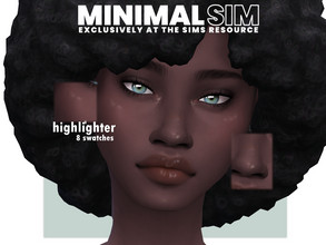 Sims 4 — MinimalSIM Cleangirl Highlighter by Sagittariah — base game compatible 8 swatches properly tagged enabled for