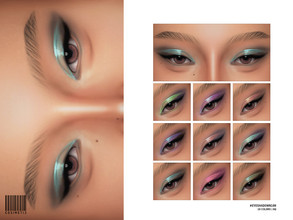 Sims 4 — Eyeshadow | N108 by cosimetic — - Female - 10 Swatches. - 10 Custom thumbnail. - You can find it in the makeup